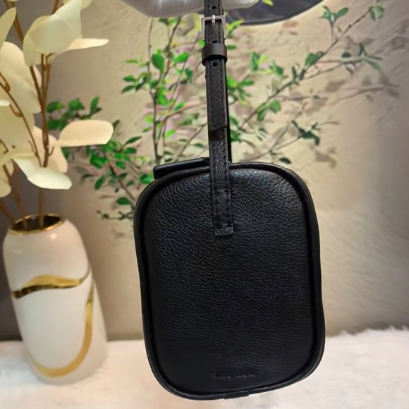 The Row Black Leather Wristlet - Picture 3 of 7